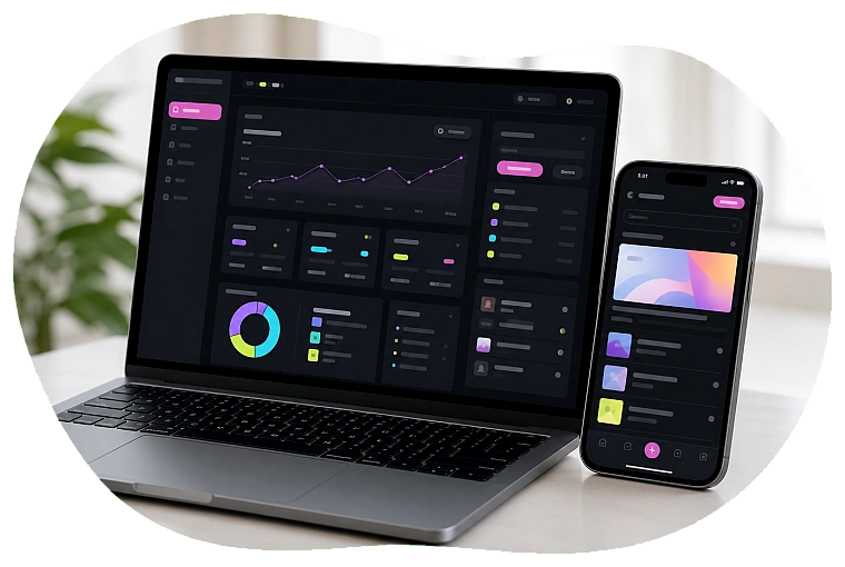 SaaS UI/UX設計の制作実績