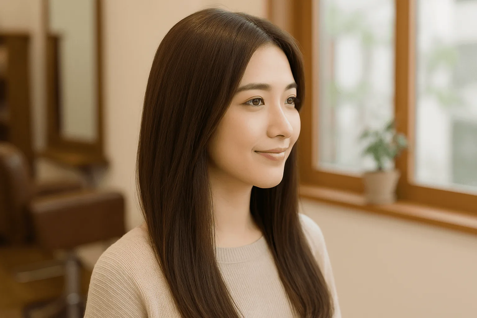 ストレートロング